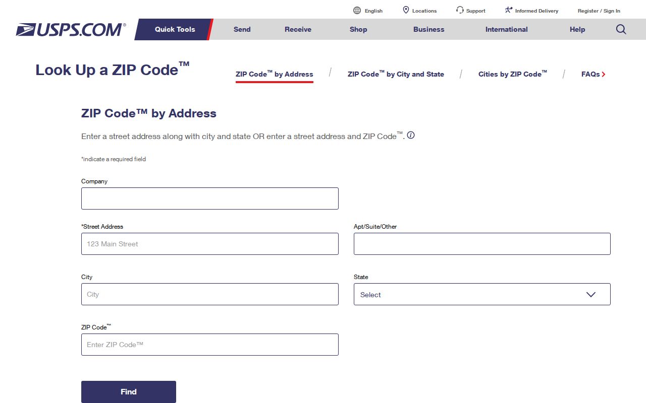 Smithtown ZIP code directory USPS address-to-ZIP lookup source